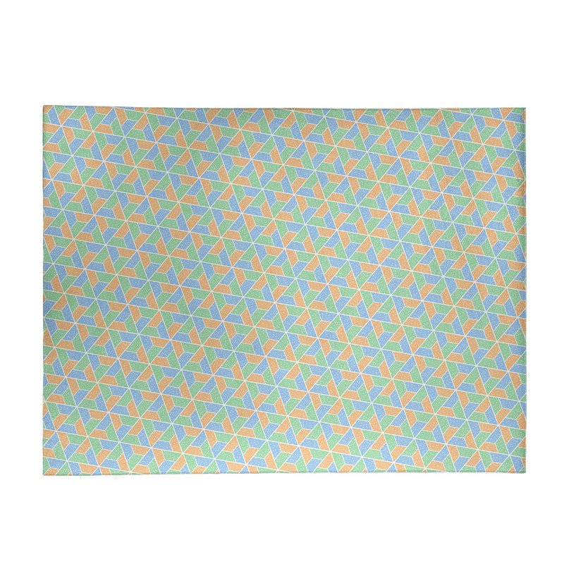 Chenille Geometric Indoor Rug, Rectangle 8' x 10'