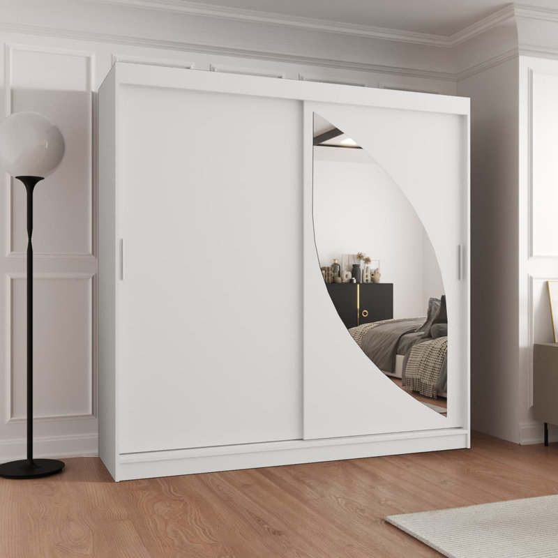 Artisan Wardrobe - Timeless Storage with Natural Elegance, White, 202cm H x 200cm W x 50cm D