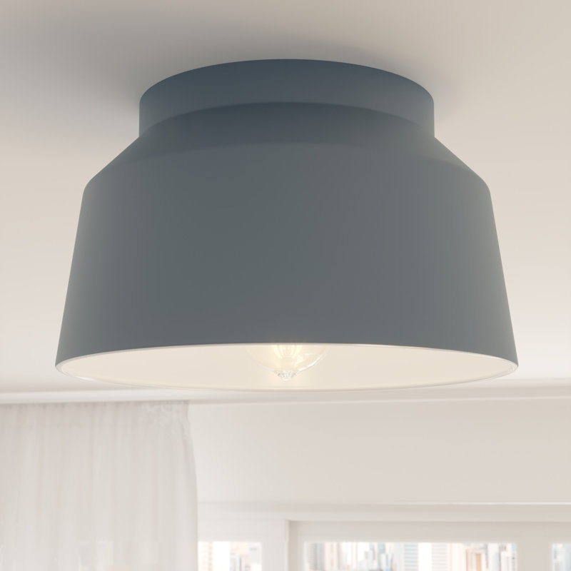 Cranbrook 1 -Light 11.5" Flush Mount, Indigo Blue