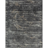 Cansel Area Rug in Gray/Black