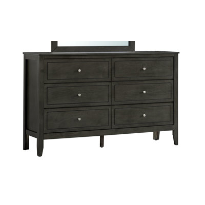 Daniel 6 Drawer Dresser -Gray