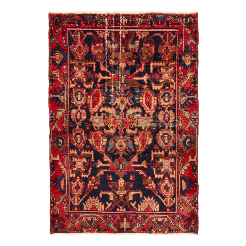 Tapis bleu marine Andelz 3 pi 7 po x 5 pi 2 po