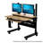 Zedrick Adjustable Metal Base Standing Desk-1809461203