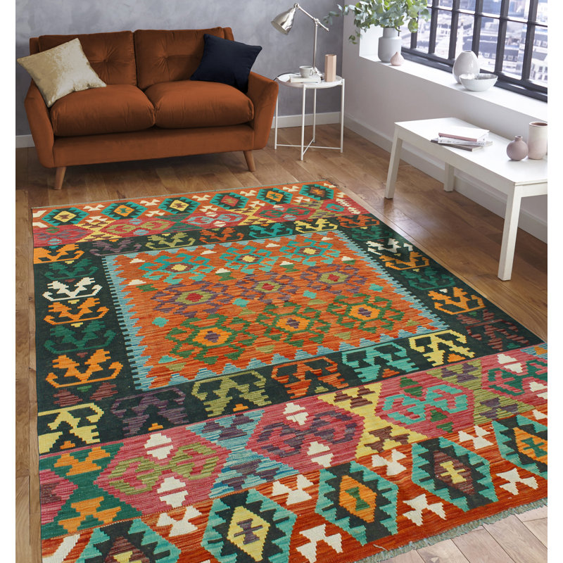 Flatweave Shana Rust Rug