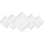 Médaillon de plafond contemporain en PVC de qualité architecturale l 26 po x H 17 3/8 po x P 8 po x P 1 po-36077908