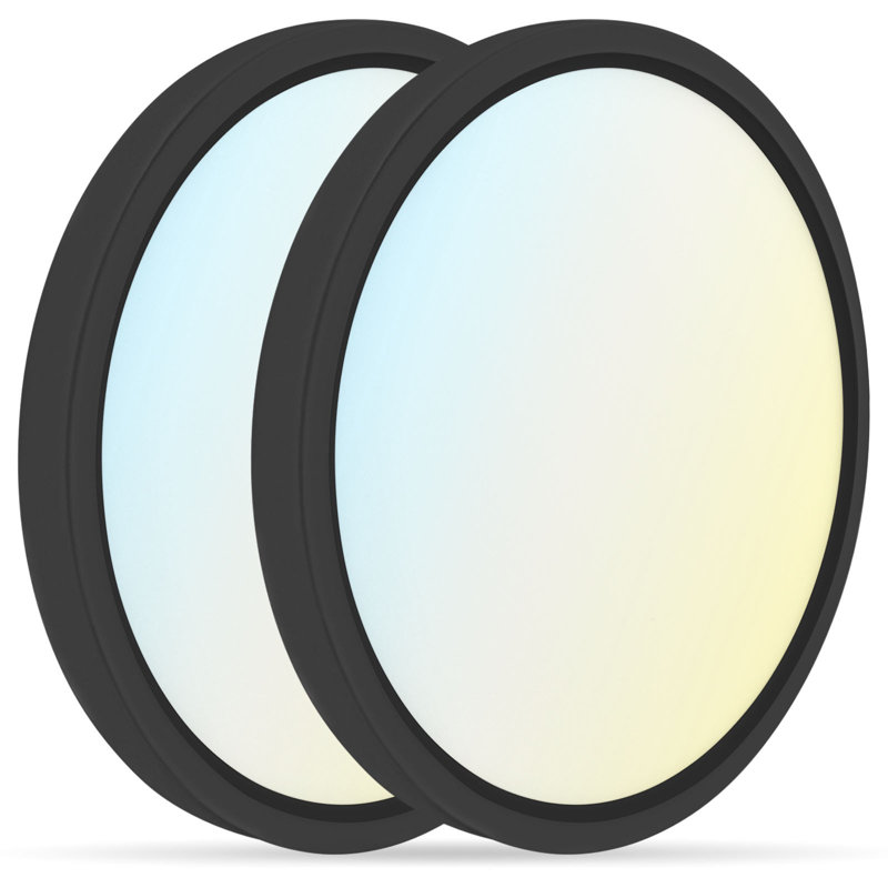Rosalie LED Flush Mount, Black