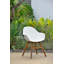 Chaise de patio noire avec accoudoirs Rafael-699827830