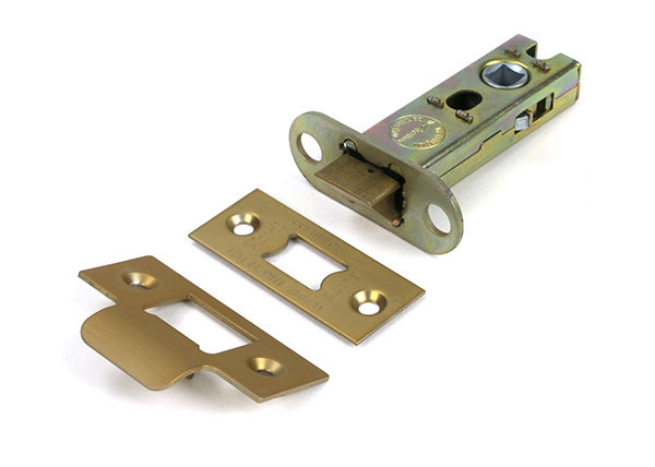 Polished Nickel 3" Heavy Duty Latch, Satin Brass