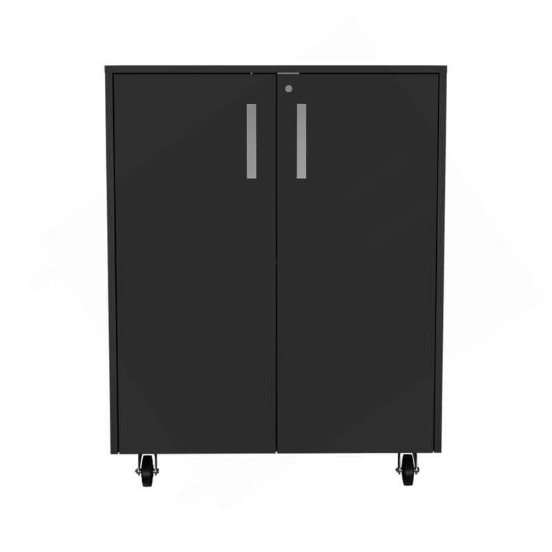 Wenge Rectangle Storage Cabinet Base