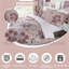 Floral Design Duvet Cover Set Polycotton with Pillowcases - Yarn Bedding-2582951-94832485