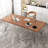55" Walnut Rectangular Solid Wood desks-188265076