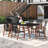 Anautica 6 - Person Patio Dining Set Rectangular Table