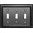Architectural 3 - Gang Toggle Light Switch Standard Wall Plate-44465887-128259095