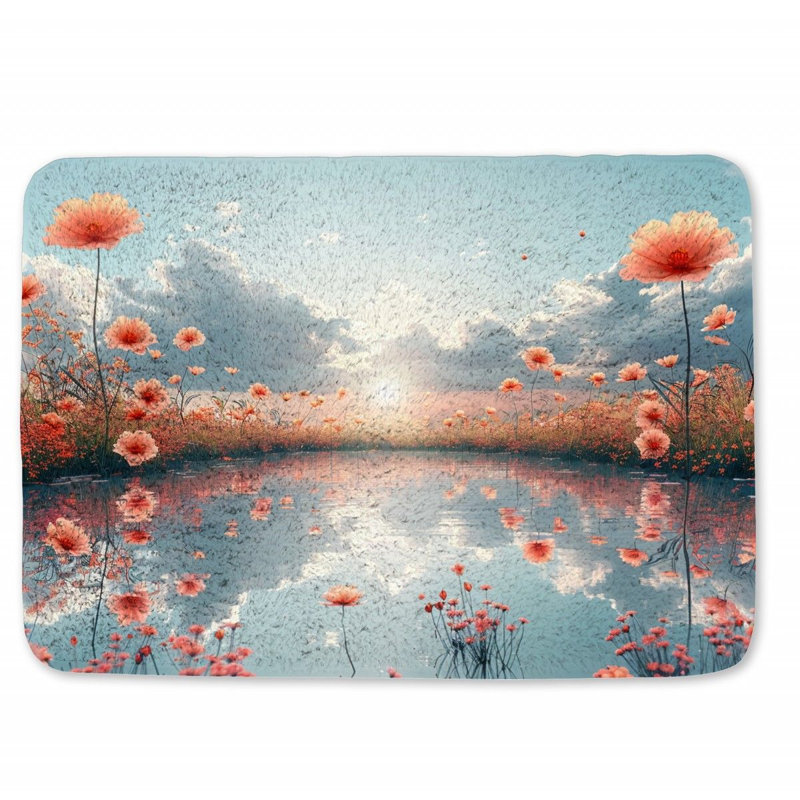 Tapis de bain Clione, L 17 po x L 24 po
