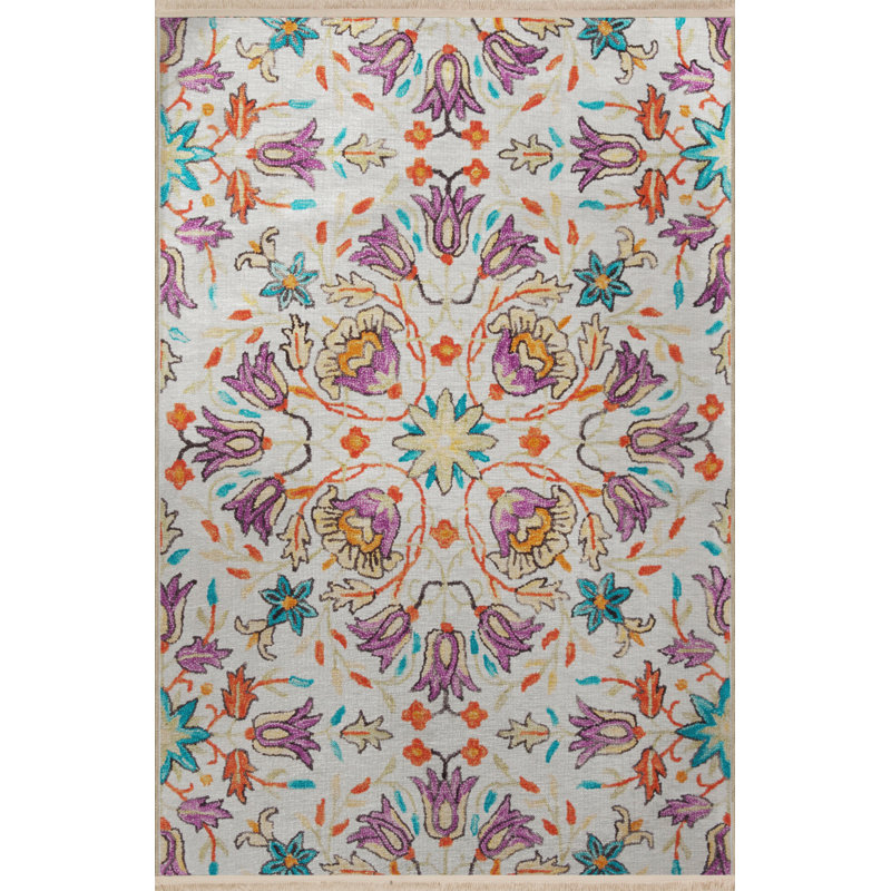 Tapis rectangulaire Vittorina, Rectangle 2 pi 8 po x 5 pi