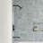 6" Pressure-Balanced Rain Shower and Tub Faucet Set with Rough-In Valve-73468202