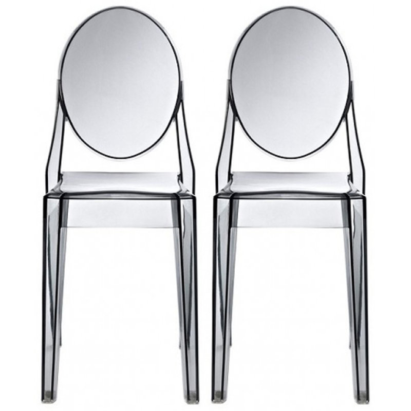 Alfonzo Modern Contemporary Art Deco Stackable Stacking Molded Acrylic Luctie photography Kitchen Dining Chair Side Armless Desk Patio Indoor Outdoor