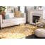 Tapis beige en laine / coton touffeté à la main Narmada-1043839973