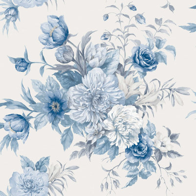 Floral Charm Floral Wallpaper Roll
