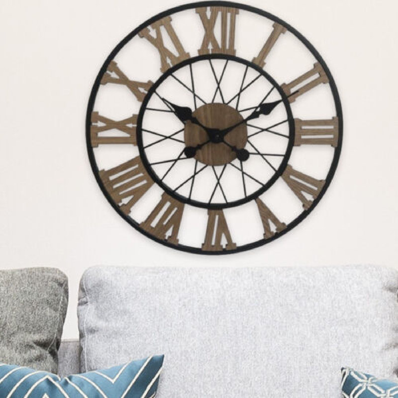 Bawnard Metal Wall Clock