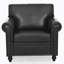 Canapé 1 place confortable et élégant avec coussin amovible et décoration élégante, parfait pour divers décors