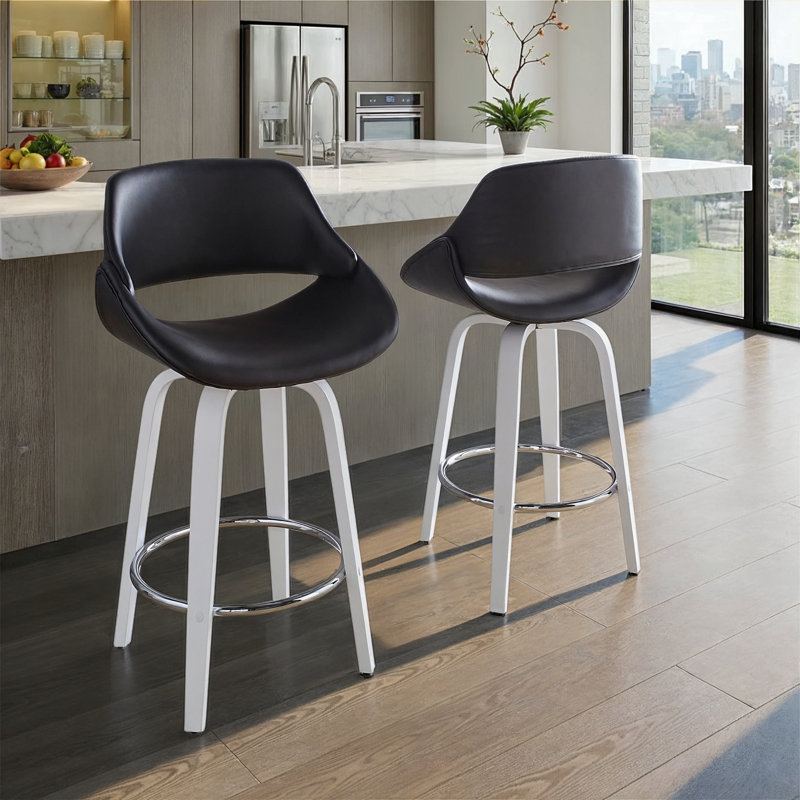 Fixed-Height Counter Stool with Swivel