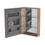 Armoire de toilette avec miroir 20 po