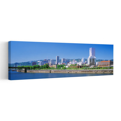 Portland Oregon Usa Abstract Contemporary City Summer Wall Art