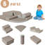 Indoor 6 In 1 Soft Foam Climb And Crawl , Play Structure With High - Quality Foam, Components Stacked Securely, Surface Can Be Wiped Crawling Climbing By ,