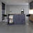 Demon Kitchen Island With Storage Cabinet And Open Shelves