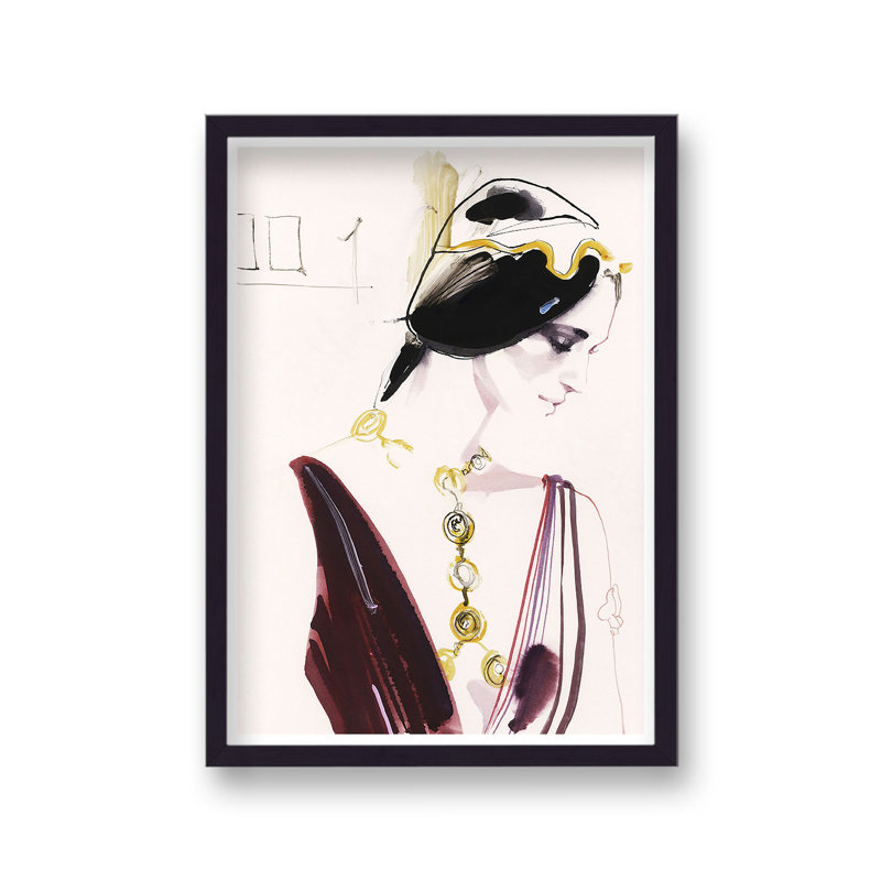 US Vanity Fair Couture by David Downton - Single Picture Frame Print