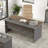 Modern Study Desk with Metal Frame, 71.0 x 29.5 x 35.4 inches | 100% Melamine Coated Particle Board, Thickness: 0.7 inches | Stylish Brown, Grey & Anthracite Colors, Ideal for Home Office & Creative Spaces, Durable & Functional Design