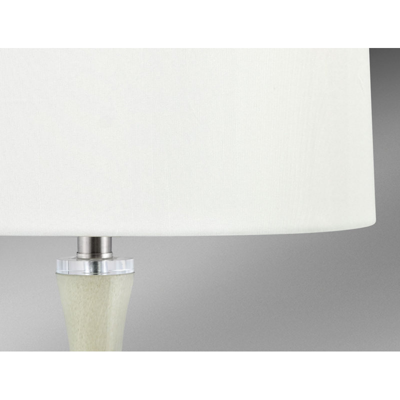 Lerici 31 in. Light Green and Brown Table Lamp