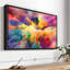 Impression sur toile abstraite Cloud Convergence-86972960