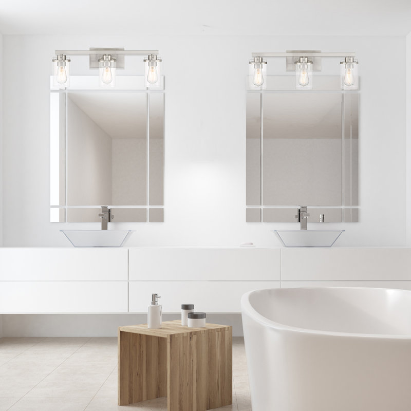 Éclairage pour meuble-lavabo à 3 lumières à intensité variable Allysah
