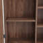 Armoire à pharmacie en bois Evalyse avec miroir et tablettes ouvertes pour la salle de bain ou le vestibule