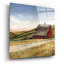 Art mural en verre Red Barrel Studio «Old Red Barn» par David Carter Brown-1368366411