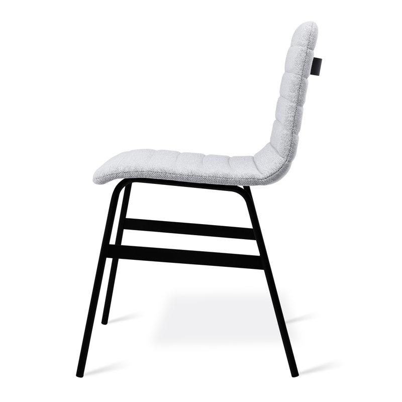Lecture Upholstered Dining Chair, Pixel Shale