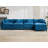 Schmucker L Shaped Modular Sectional Sofa, Oversized Cloud Couch With Ottoman-889629280-889349991