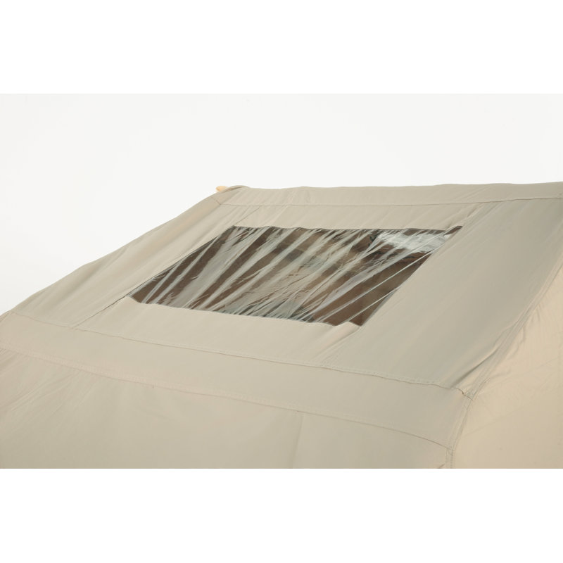 Tente gonflable de toit de camion pour 2 personnes, tente de camping de voiture VUS sur le toit avec lanterneau panoramique et matelas épais à faisceau d'air, installation facile