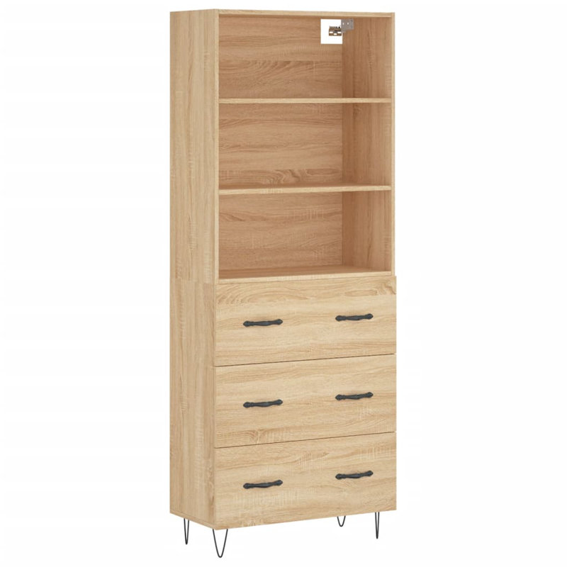 Nariko 69.5cm Sideboard, Sonoma Oak