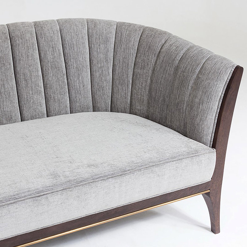 Channel Back Sofa-Silversmith, Silversmith