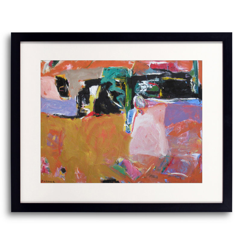 Crossing The Hellespont Print by William O'connor, Black Framed Paper, 17.25" H x 21.25" W
