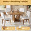 Ensemble de table de salle à manger extensible 5 pièces Modern Modern-675474402-675474403