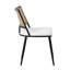 47cm H Polyester Blend Upholstered Metal Side Chair-739766328-739766329