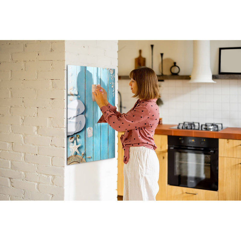 Magnetic Glass Photo Memo Board