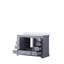 Meuble-lavabo simple avec comptoir en marbre de Carrare-467176657