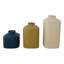 Vases carrés en métal émaillé