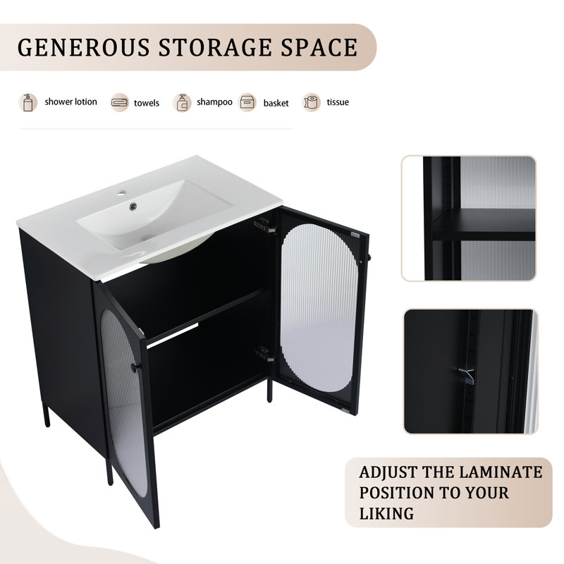 Base de meuble-lavabo simple 30 po seulement