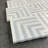 Blue Celeste and Thassos White Marble Mosaic Wall and Floor Tile